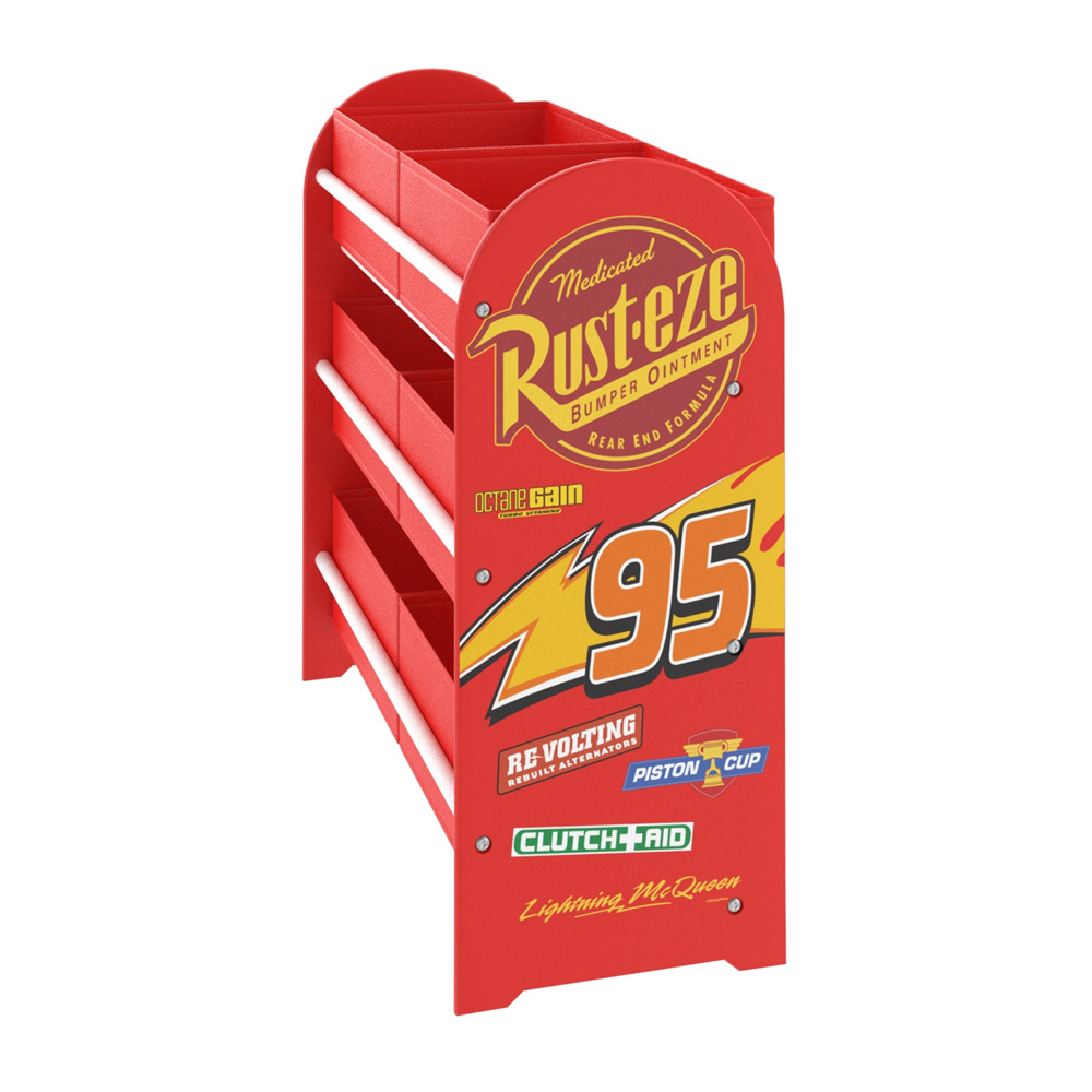 Disney Home Kids' Pixar Cars Lightning McQueen Storage Unit