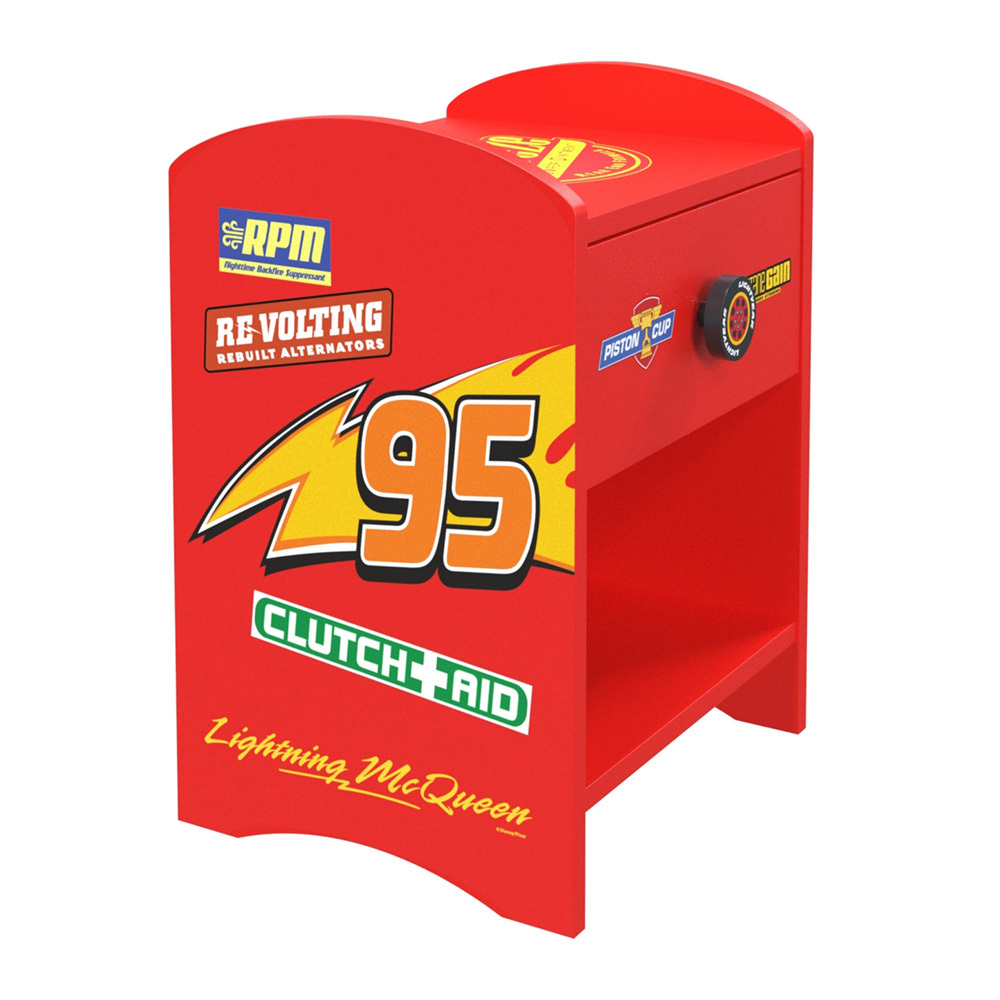 Disney Home Kids' Pixar Cars Lightning McQueen Bedside Table