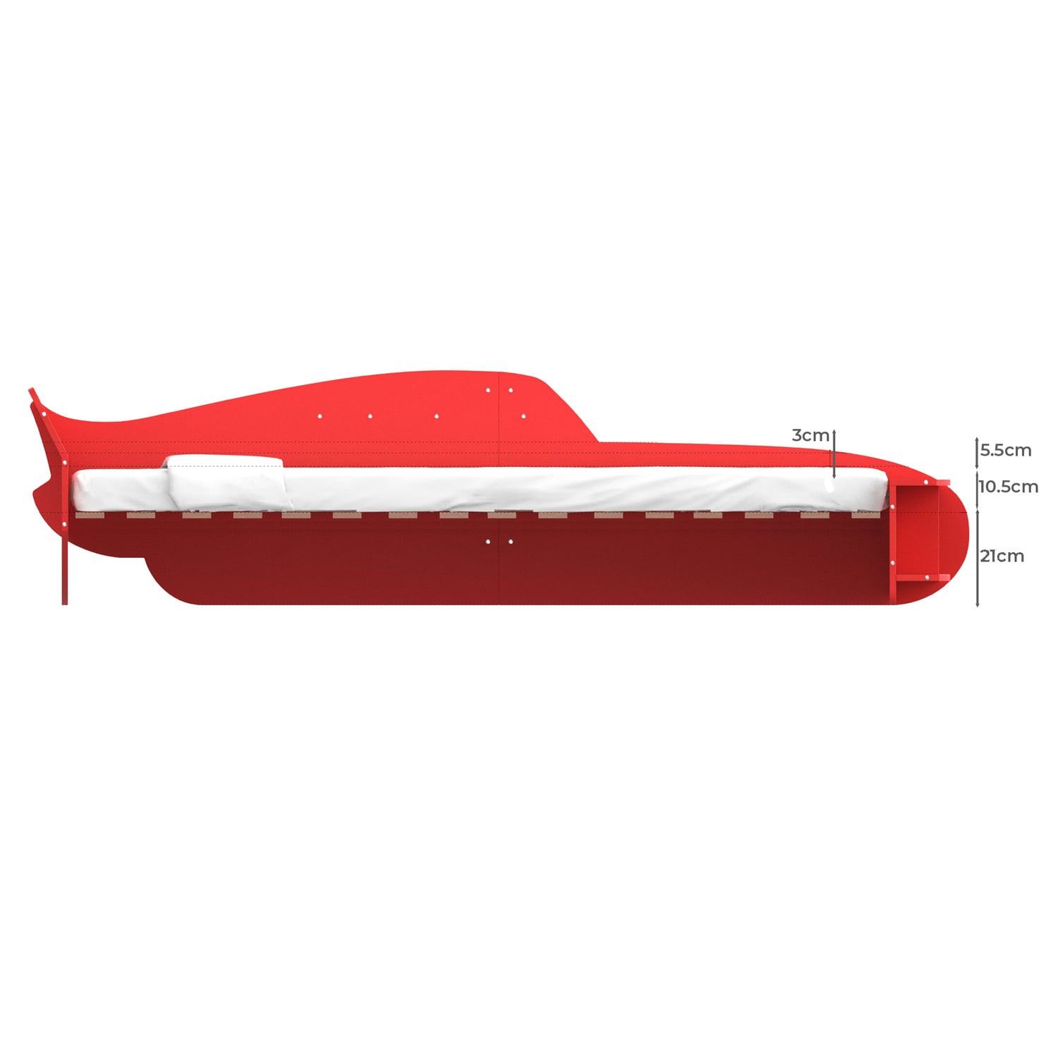 Disney Home Kids' Pixar Cars Lightning McQueen Single Bed