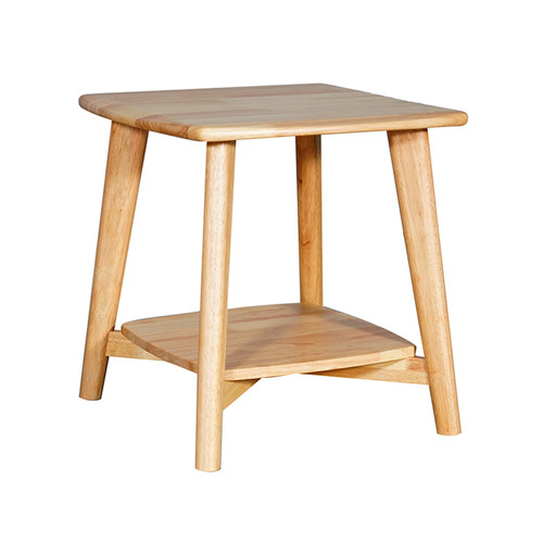 York Rubberwood Lamp Table