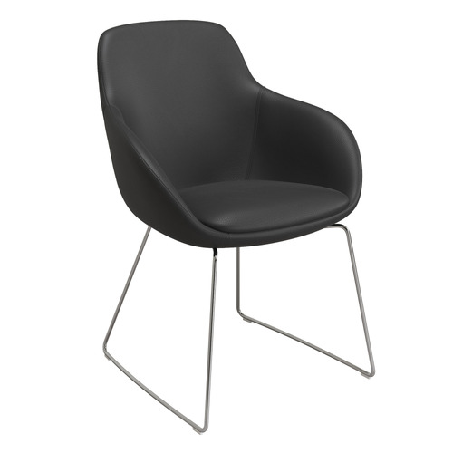 Muse Faux Leather Visitor Chair