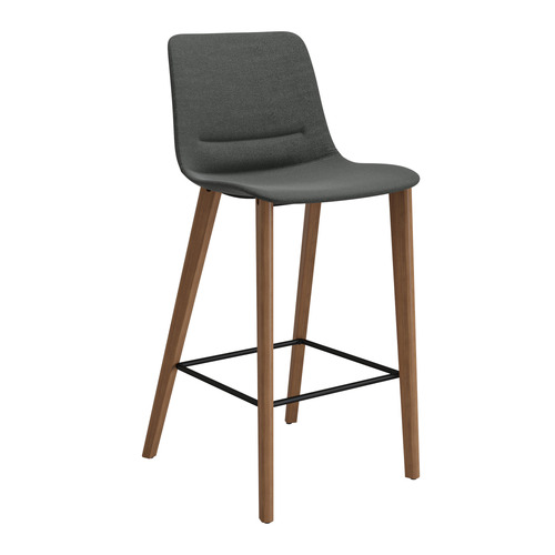 75cm Unica Upholstered Bar Stool