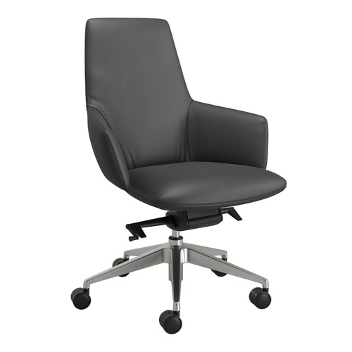 Wing Faux Leather Office Chair