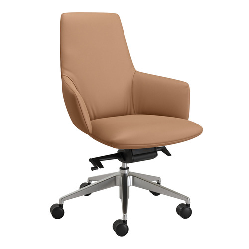 Wing Faux Leather Office Chair