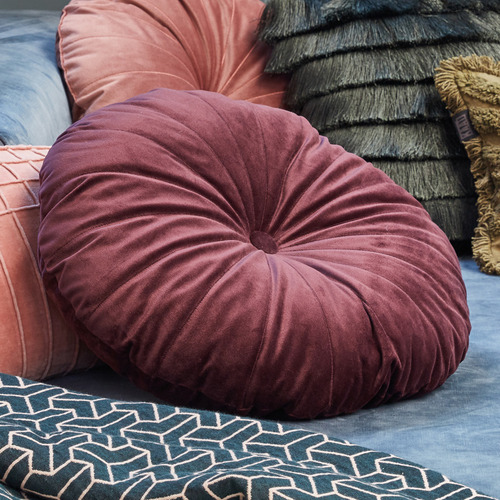 Mandarin Velvet Cushion