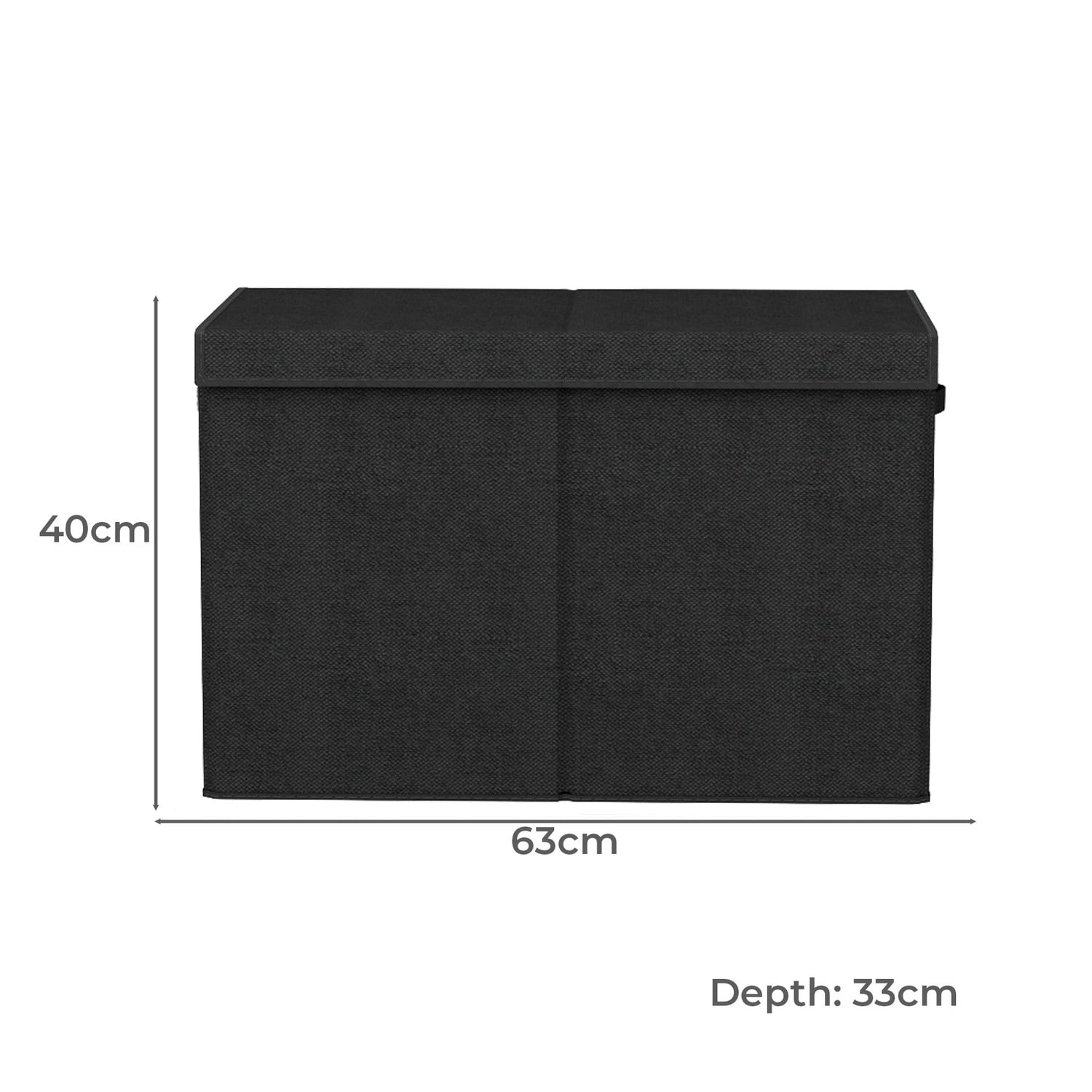 Keezi Kids' Grey Foldable Toy Box