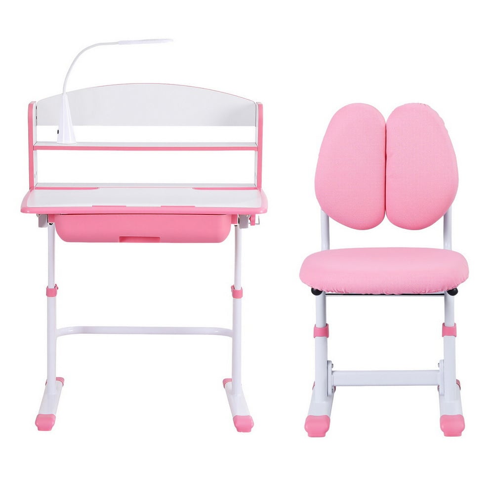 Keezi Kids' Ergonomic Study Desk & Chair Set