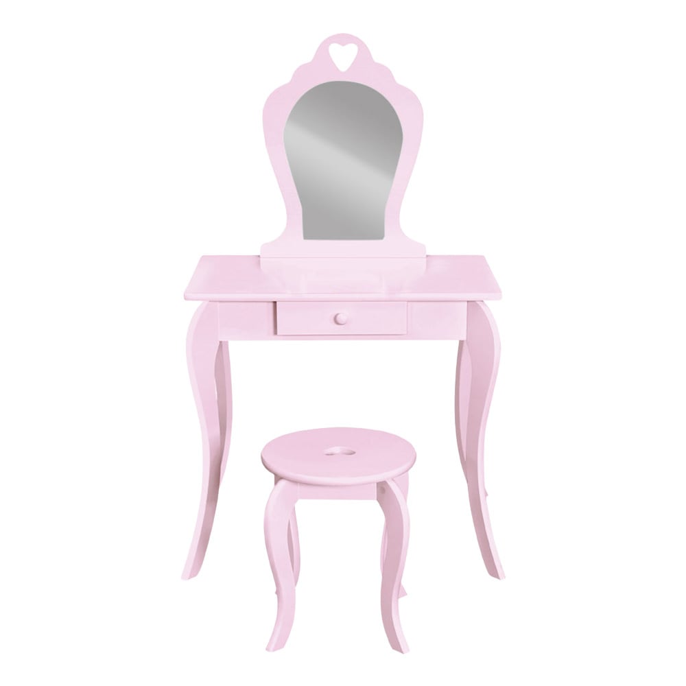 2 Piece Keezi Dressing Table with Stool Set
