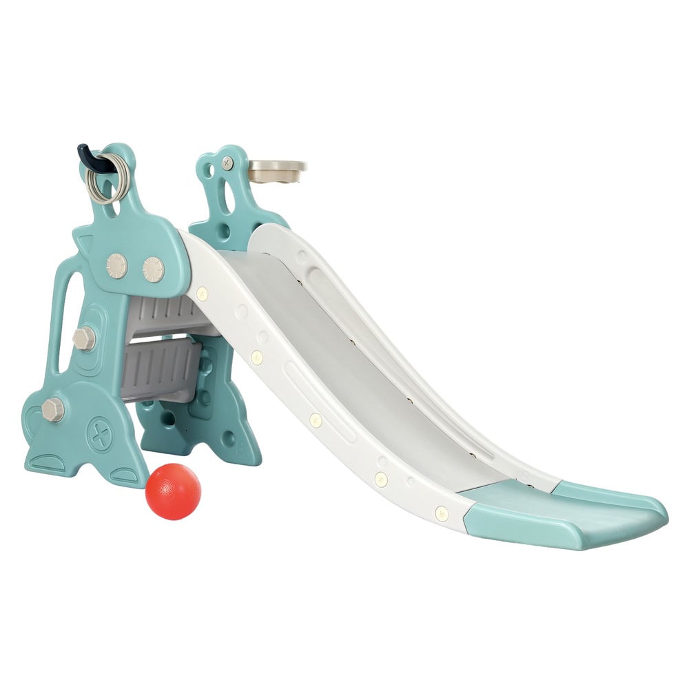 Keezi Deer Slide & Basketball Centre