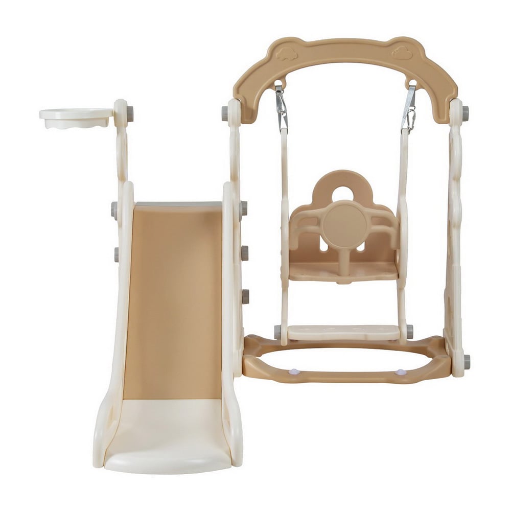 Keezi Beige Slide & Swing Play Centre