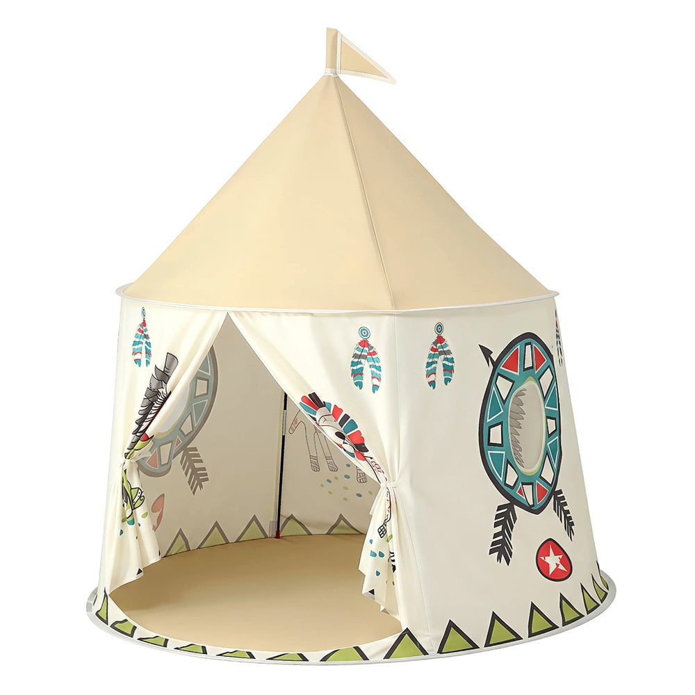 Keezi Teepee Tent with Flag