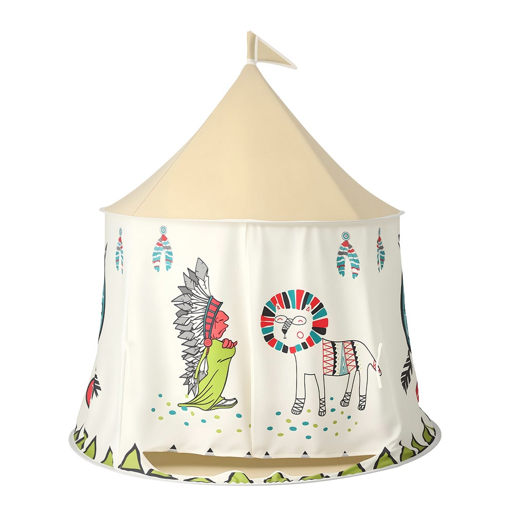 Keezi Teepee Tent with Flag