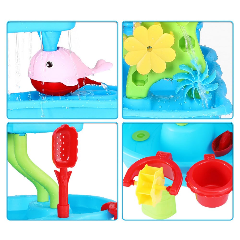 Keezi 4-Tier Waterfall Sandpit Play Set