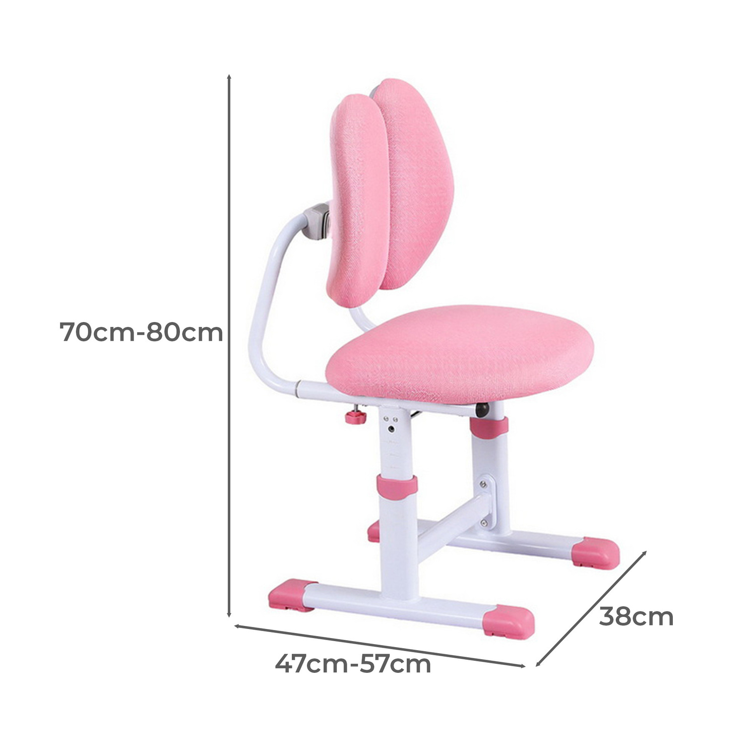Keezi Kids' Ergonomic Study Desk & Chair Set