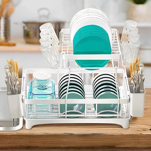Hosea 2 Tier Foldable Dish Drying Rack
