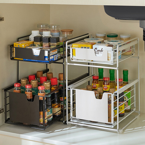 Jonah 2 Tier Carbon Steel Spice Rack