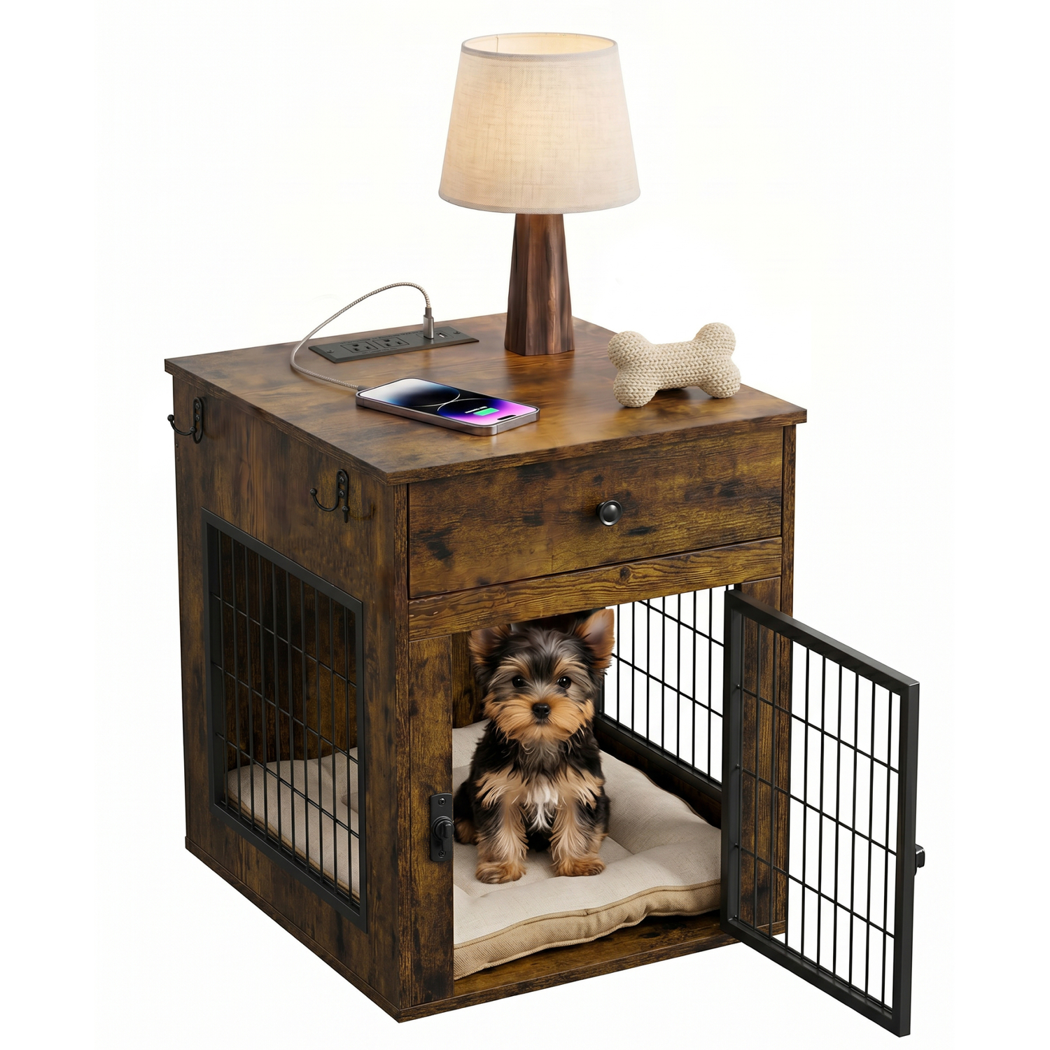 Pet Hut Side Table with Cushion
