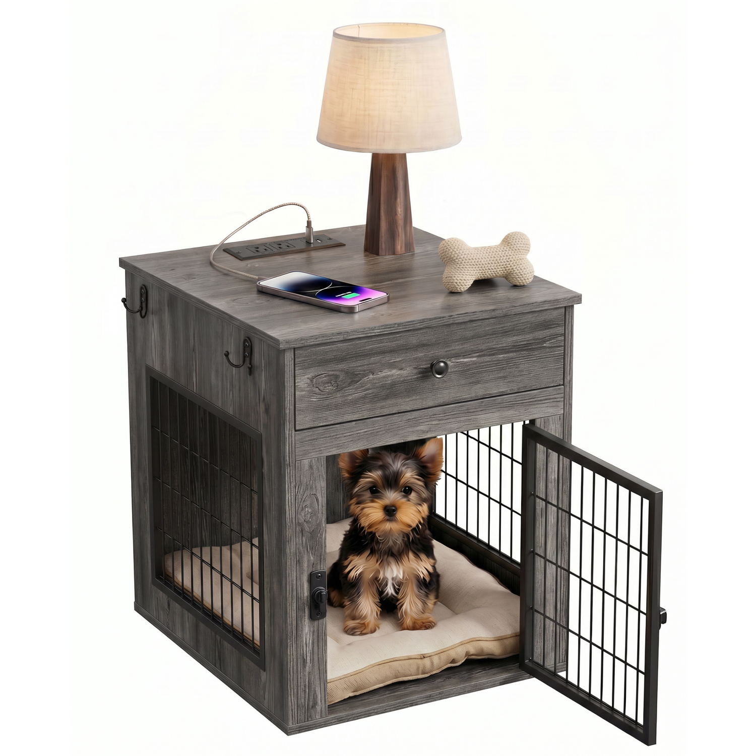 Pet Hut Side Table with Cushion