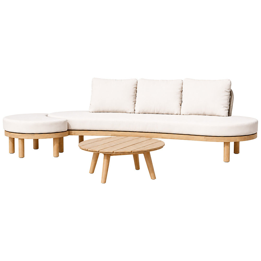 4 Seater Shiera Acacia Outdoor Lounge Set