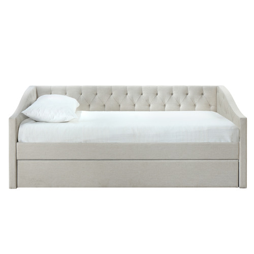 Oat White Allegra Sofa Daybed with Trundle