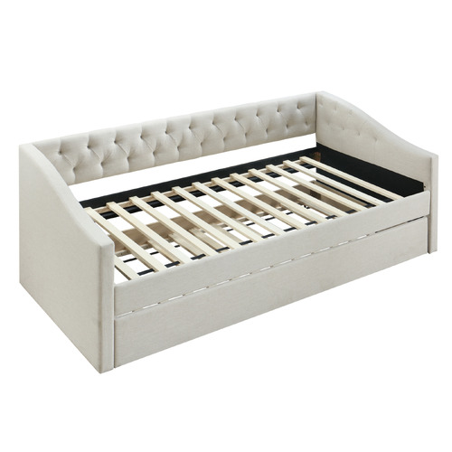Oat White Allegra Sofa Daybed with Trundle