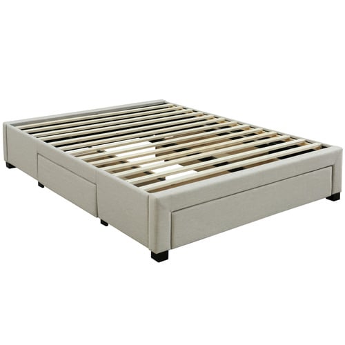 Astro Queen Bed Frame with 3 Drawers & Medium Pocket Spring Mattress