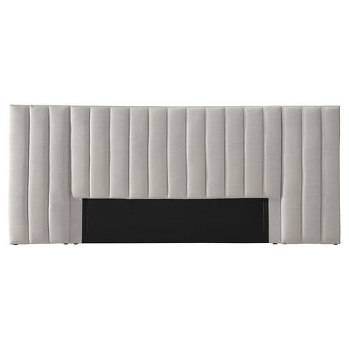 Oat White Alhambra Upholstered King Bed