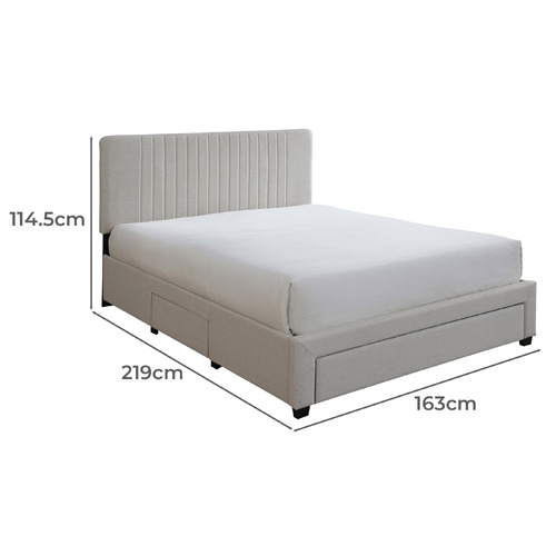 Montes 3 Drawer Queen Bed