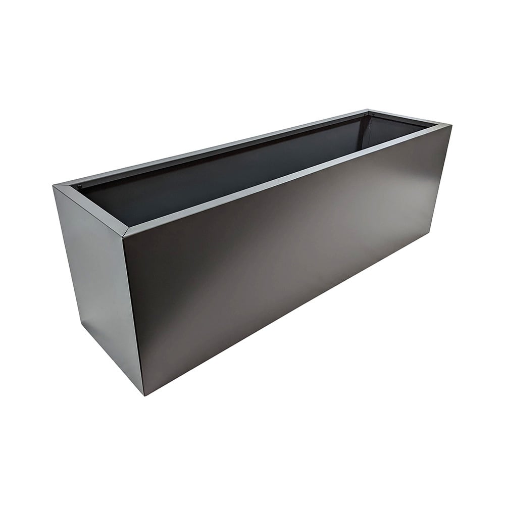 Willow Rectangular Galvanised Steel Box Planter