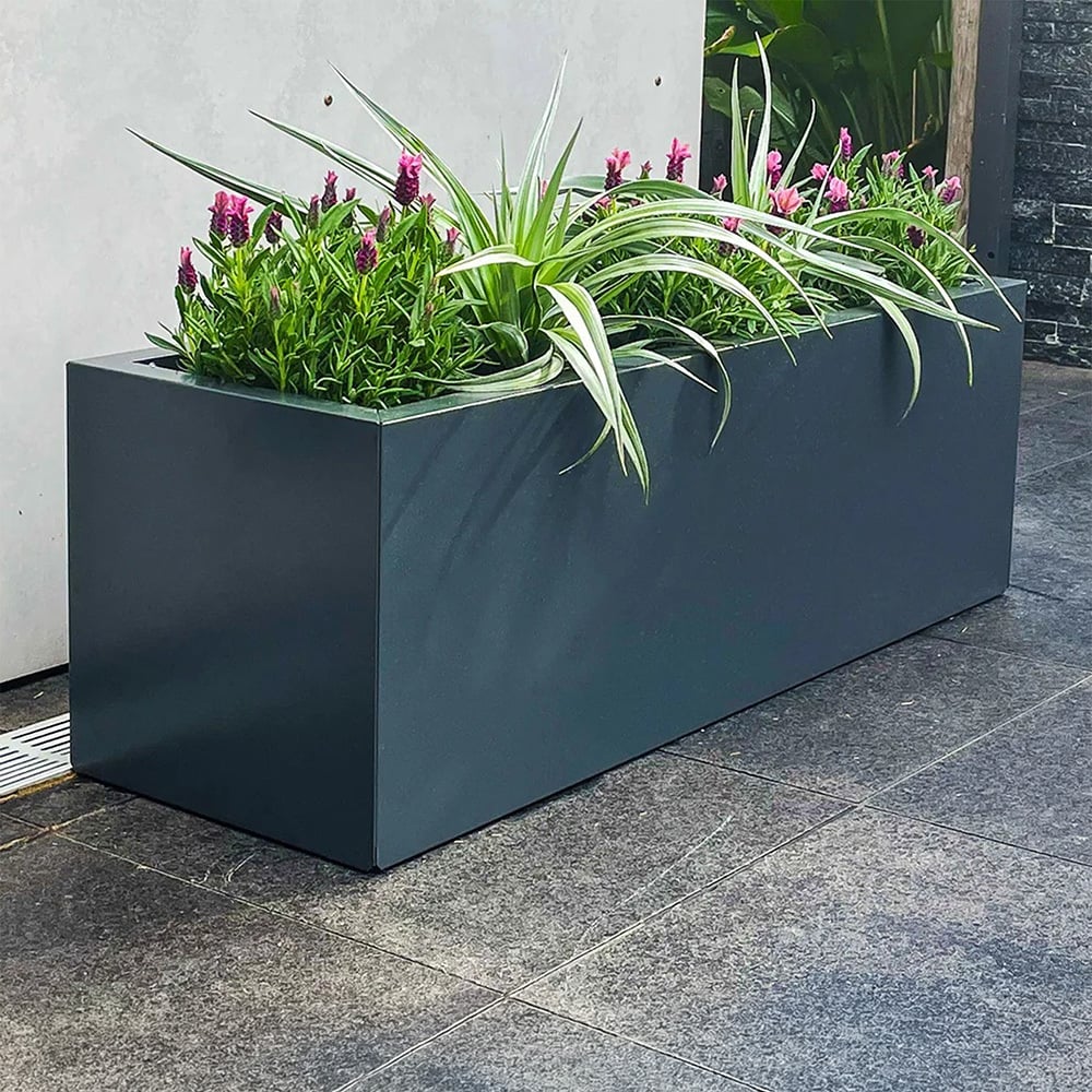 Oren Galvanised Steel Planter Box