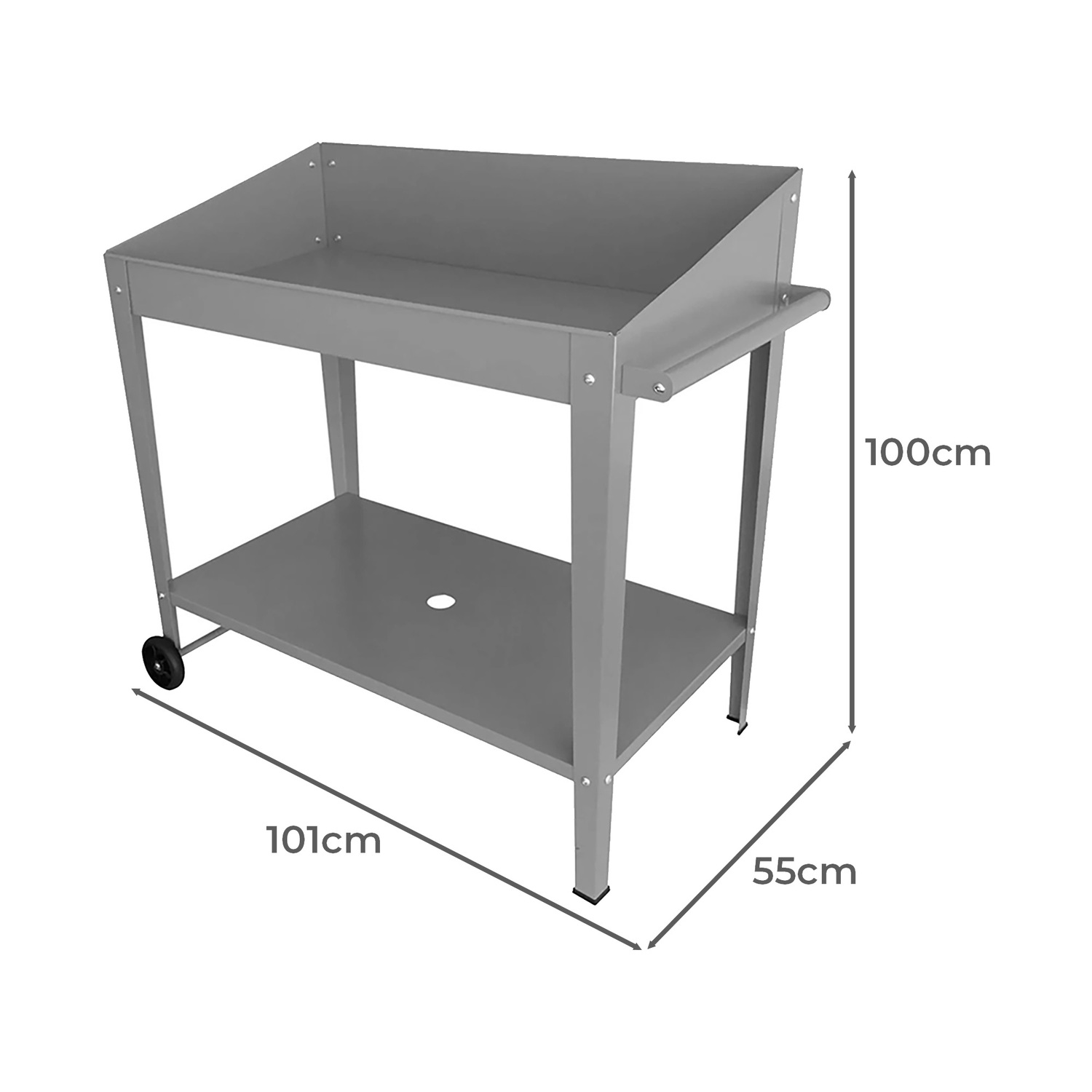 Tatum Galvanised Steel Potting Bench