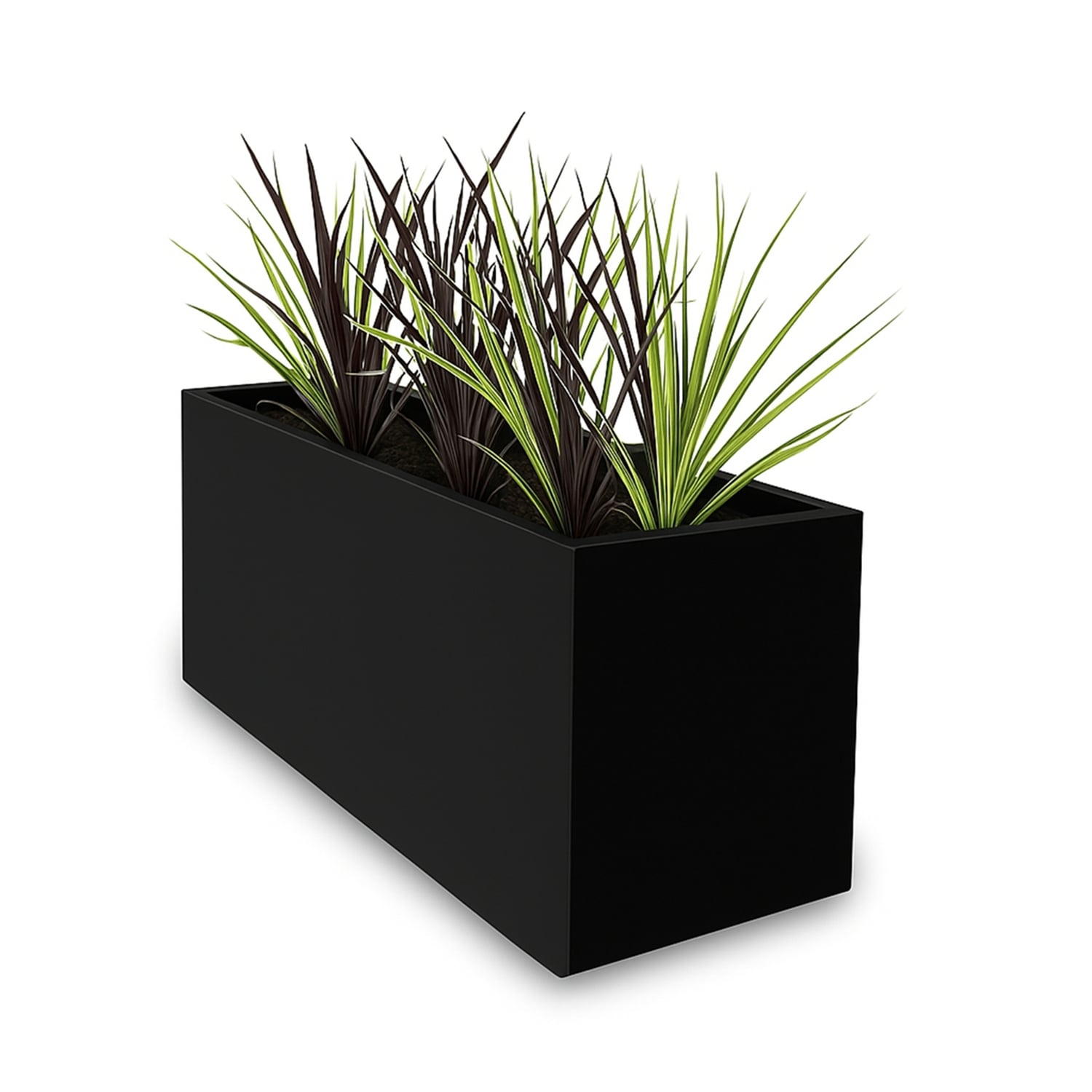 Willow Rectangular Galvanised Steel Box Planter