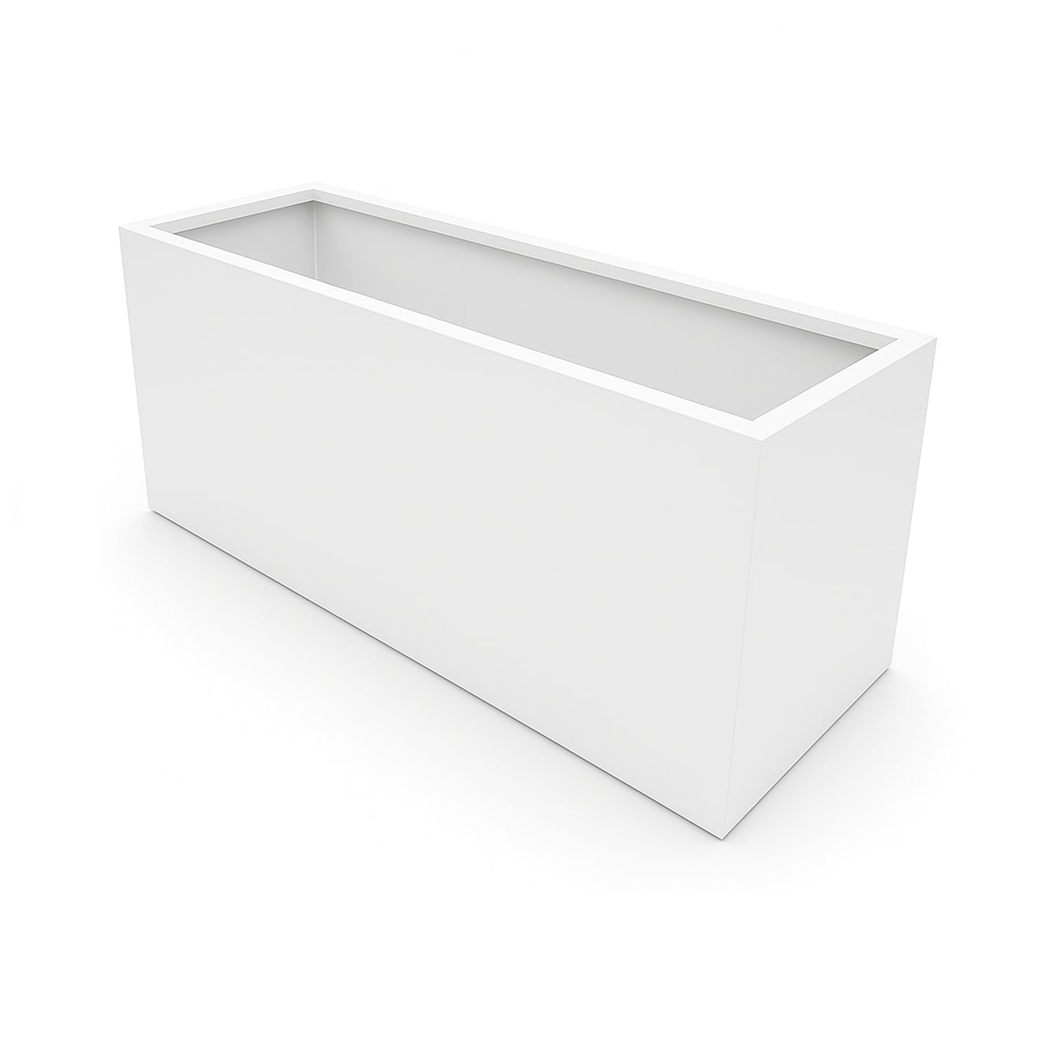 Willow Rectangular Galvanised Steel Box Planter