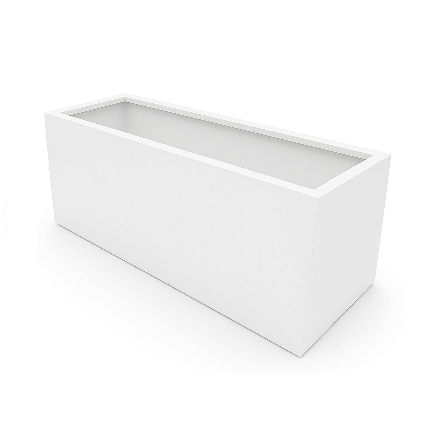 Willow Rectangular Galvanised Steel Box Planter