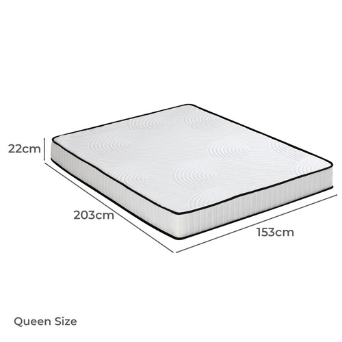 22cm Medium Firm Artis Pocket Spring Euro Top Mattress