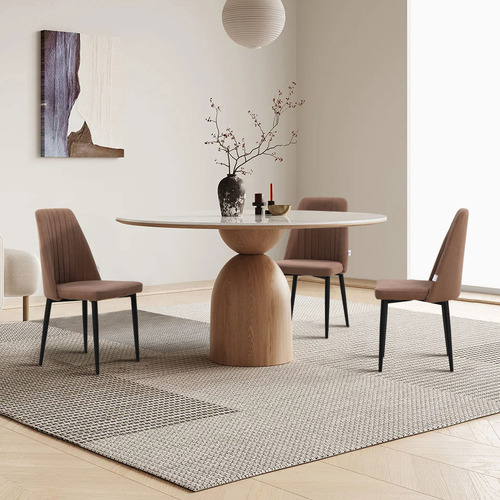 Brown Briggs Linen Dining Chair