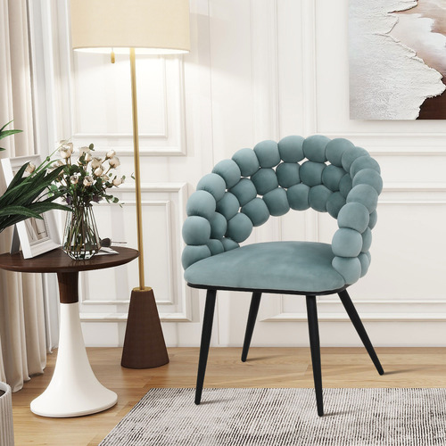 Blue Colton Upholstered Dining Chairs