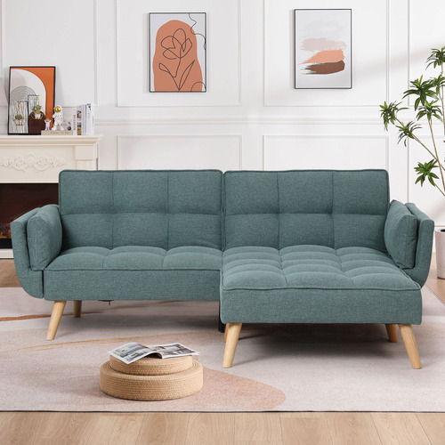 Zlirio 3 Seater Sofa Bed with Ottoman Set
