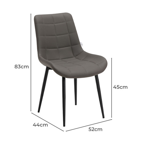 Keat Faux Leather Dining Chairs