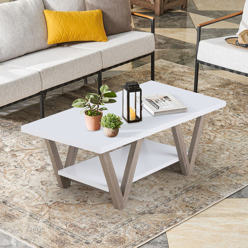 White Easton Coffee Table