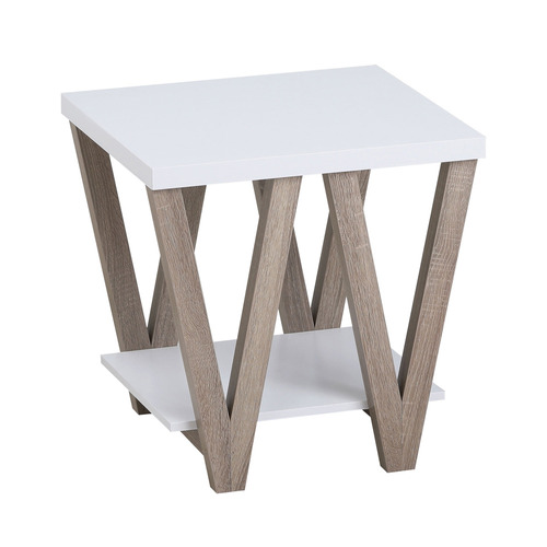 White Easton Side Table
