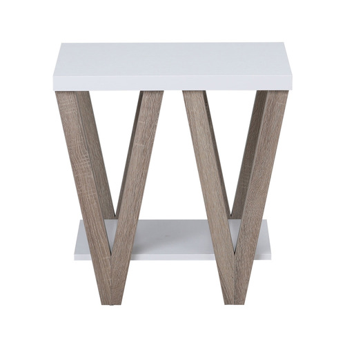 White Easton Side Table
