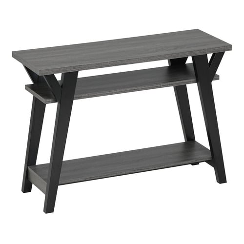 Black Dawson 3 Tier Console Table
