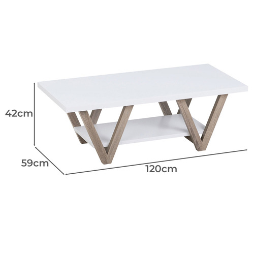 White Easton Coffee Table