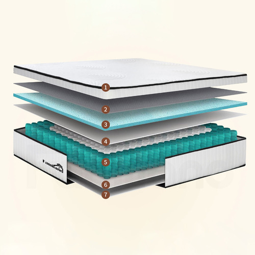 22cm Medium-Firm Artis Pocket Spring Tight Top Mattress