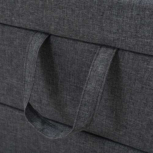 Grey Deidara Queen Daybed With Trundle & Storage