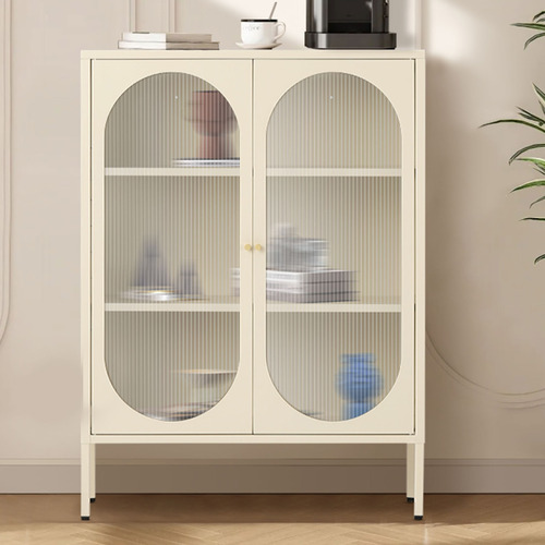 Cream Raiden Transparent 2 Door Sideboard