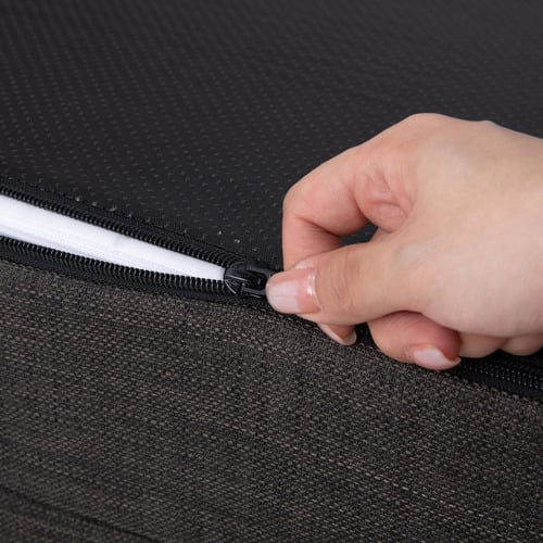 Loid Orthopedic Linen Calming Dog Bed