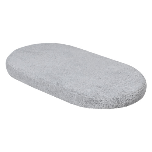 Grey Brady Inflatable Faux Fur Dog Bed | Temple & Webster