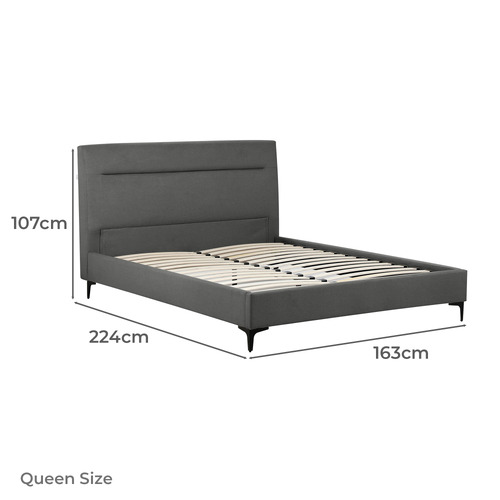 Emelia Upholstered Queen Platform Bed